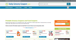 Desktop Screenshot of dailygrocerycoupon.com